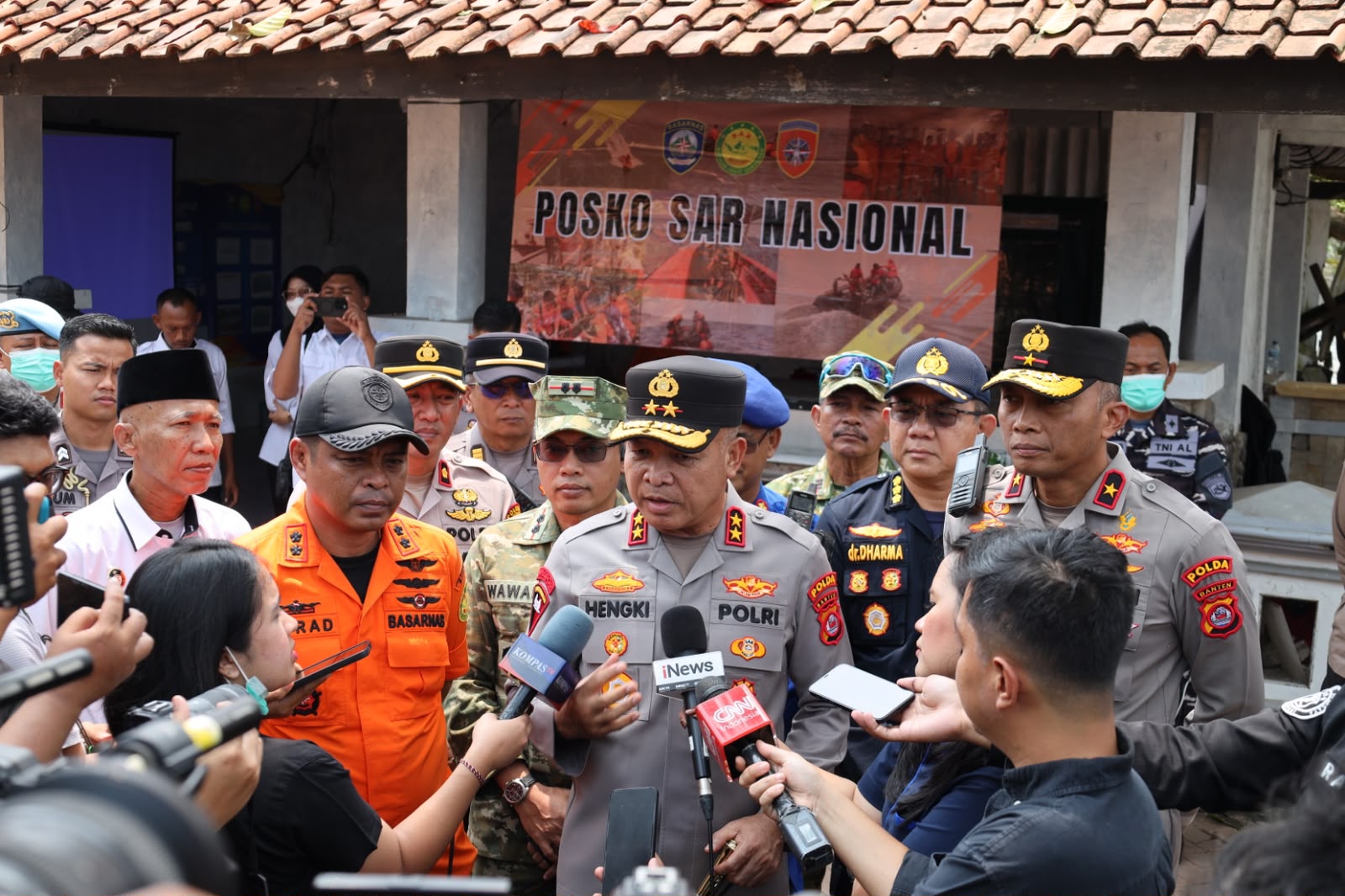Polda Banten Fokus Cari Rombongan Media di GAK, Keselamatan Tim Jadi Perhatian Utama